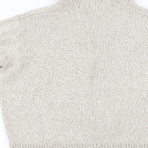 BHS  Womens Beige   Henley Jumper Size 16