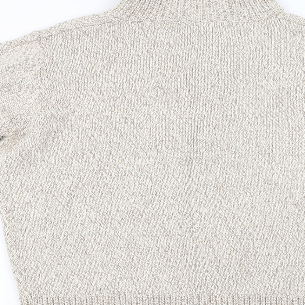 BHS  Womens Beige   Henley Jumper Size 16