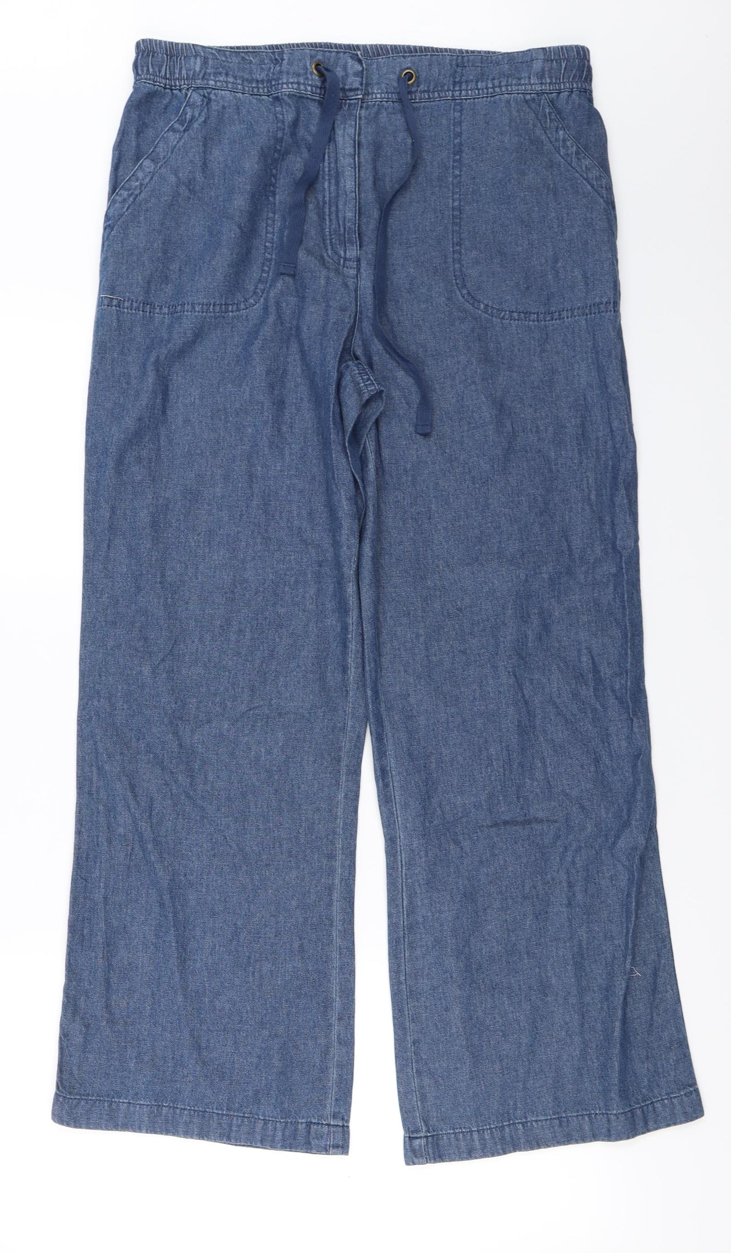 Womens Blue   Trousers  Size 14 L27 in