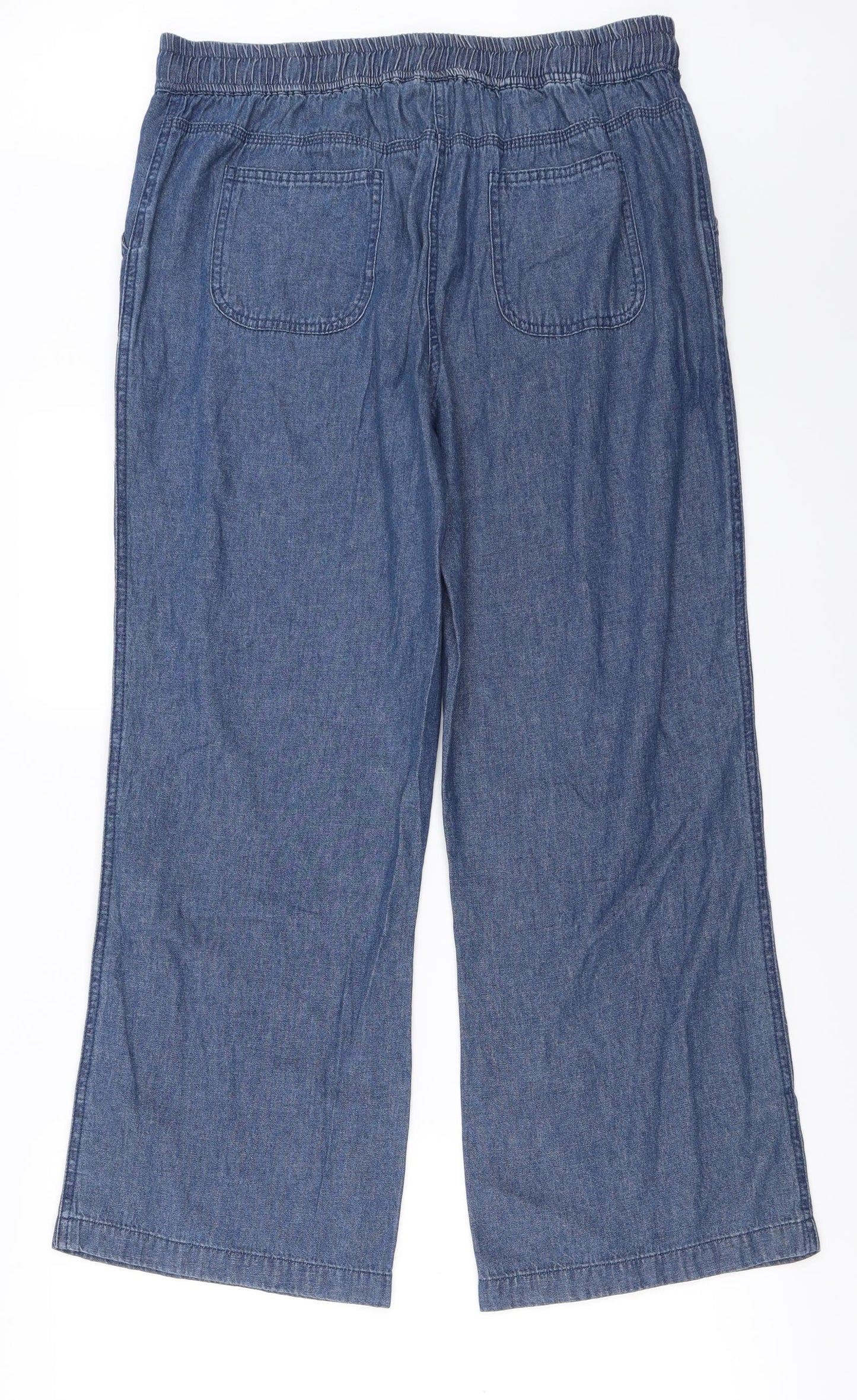 Womens Blue   Trousers  Size 14 L27 in