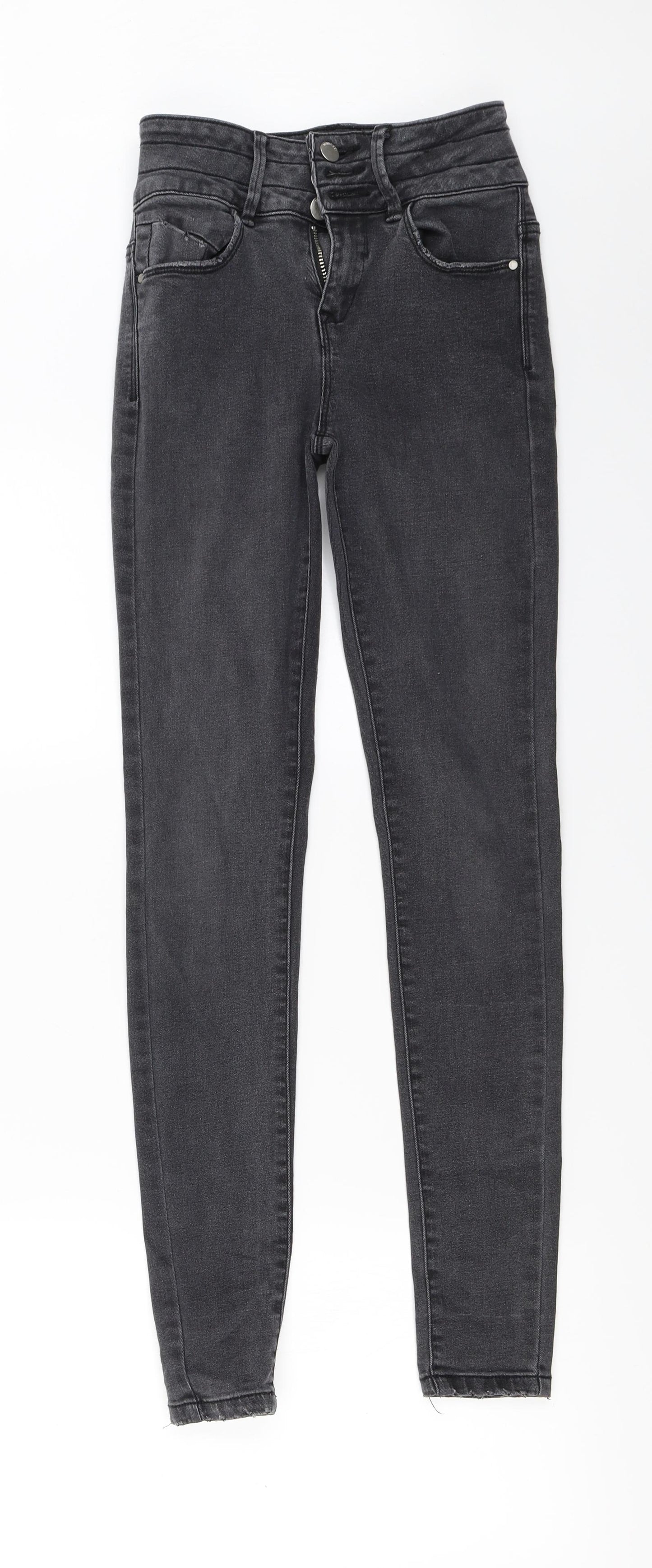 denim co Womens Grey   Skinny Jeans Size 6 L28 in