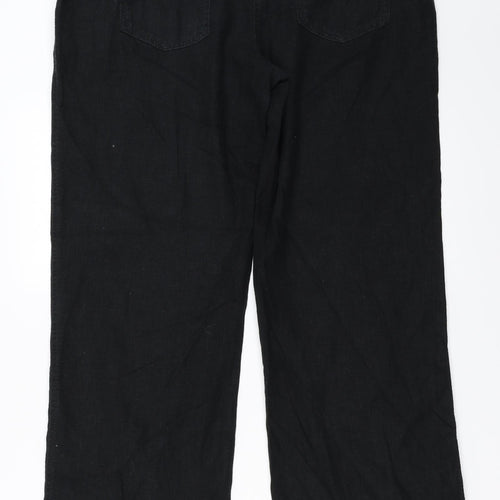 paravel Womens Black   Trousers  Size 14 L26 in