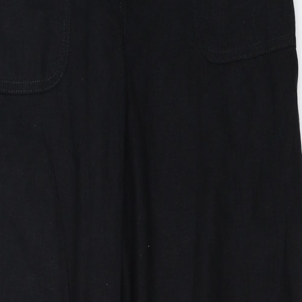 George Womens Black   Trousers  Size 14 L27 in