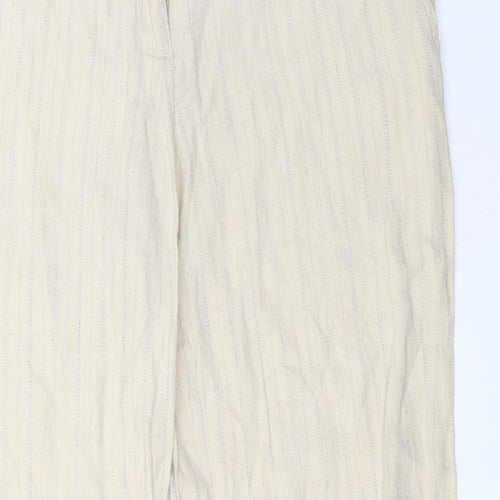 H&M Womens Beige   Trousers  Size 16 L28 in