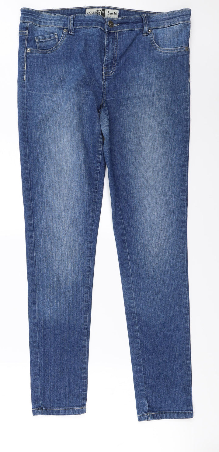 essential denim Womens Blue   Straight Jeans Size 34 in L30 in