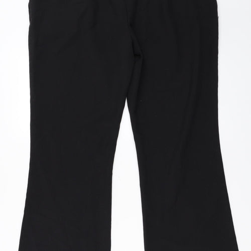 Papaya Womens Black   Trousers  Size 16 L24 in