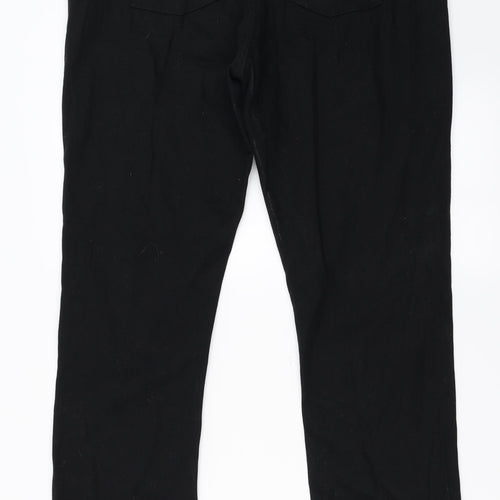 Papaya Womens Black   Straight Jeans Size 16 L28 in