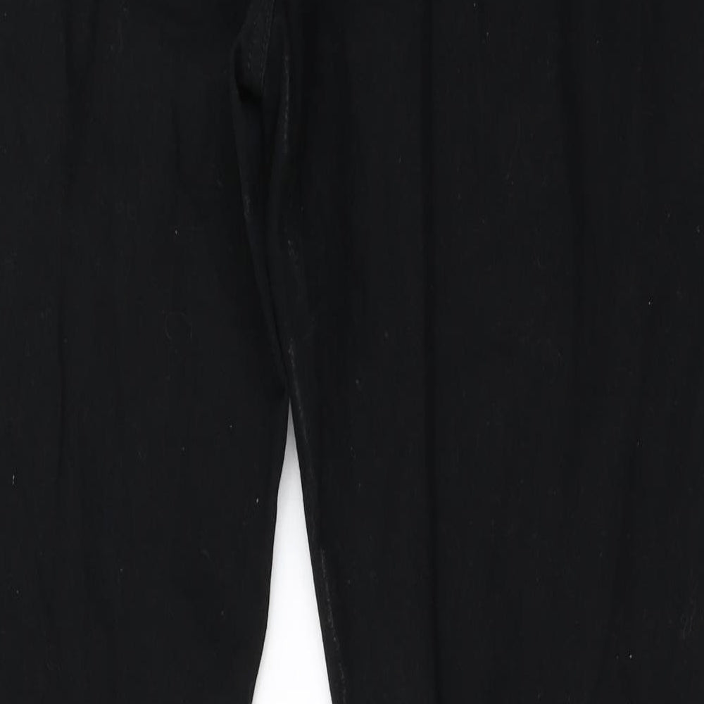Papaya Womens Black   Straight Jeans Size 16 L28 in