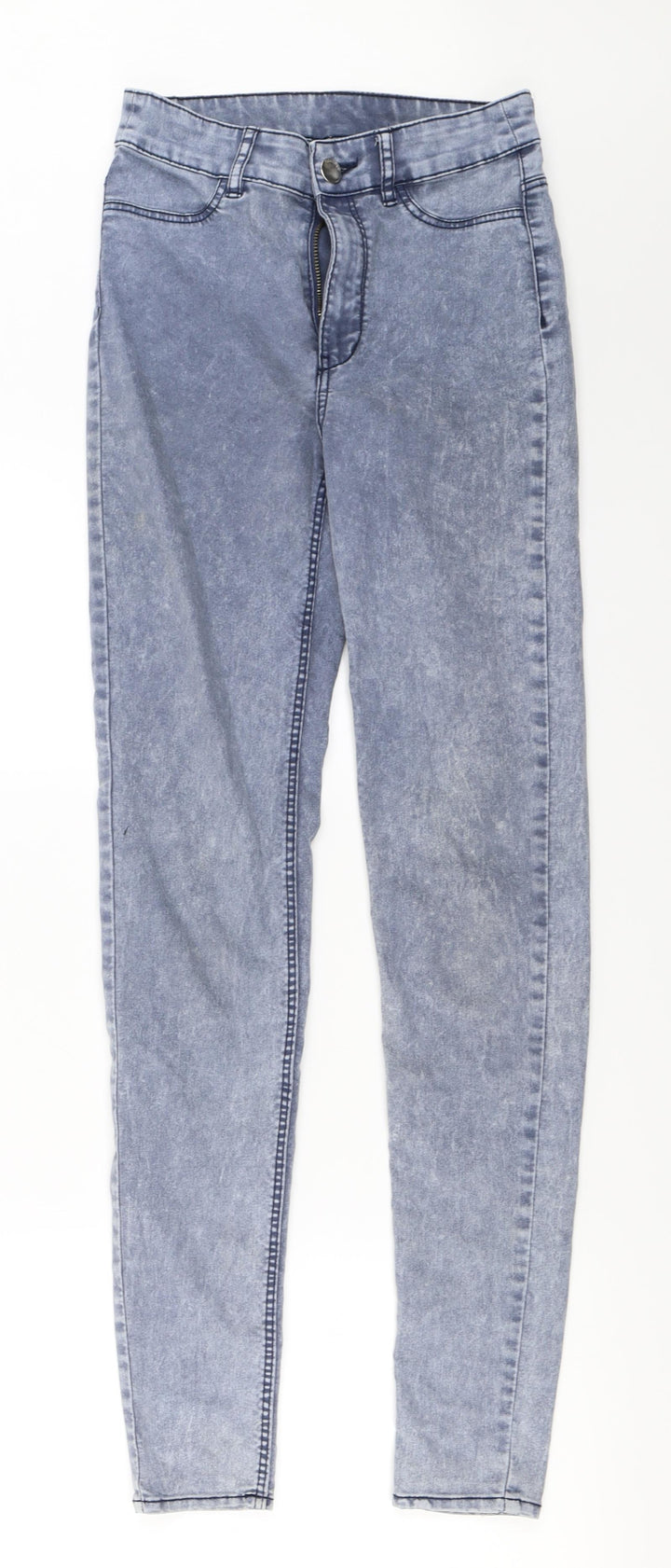 H&M Womens Grey Skinny Jeans Size 8 L29 in