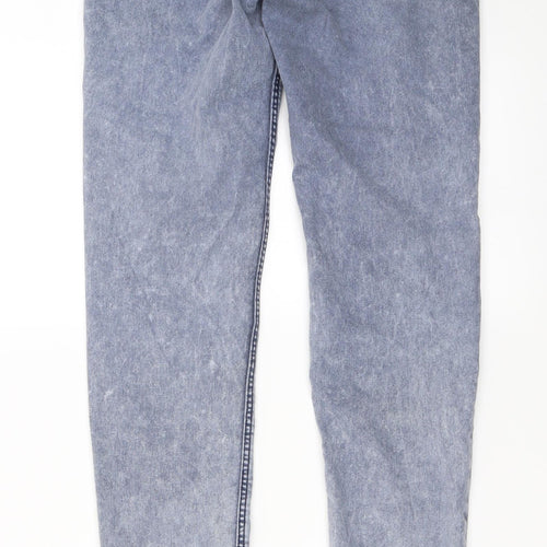 H&M Womens Grey   Skinny Jeans Size 8 L29 in