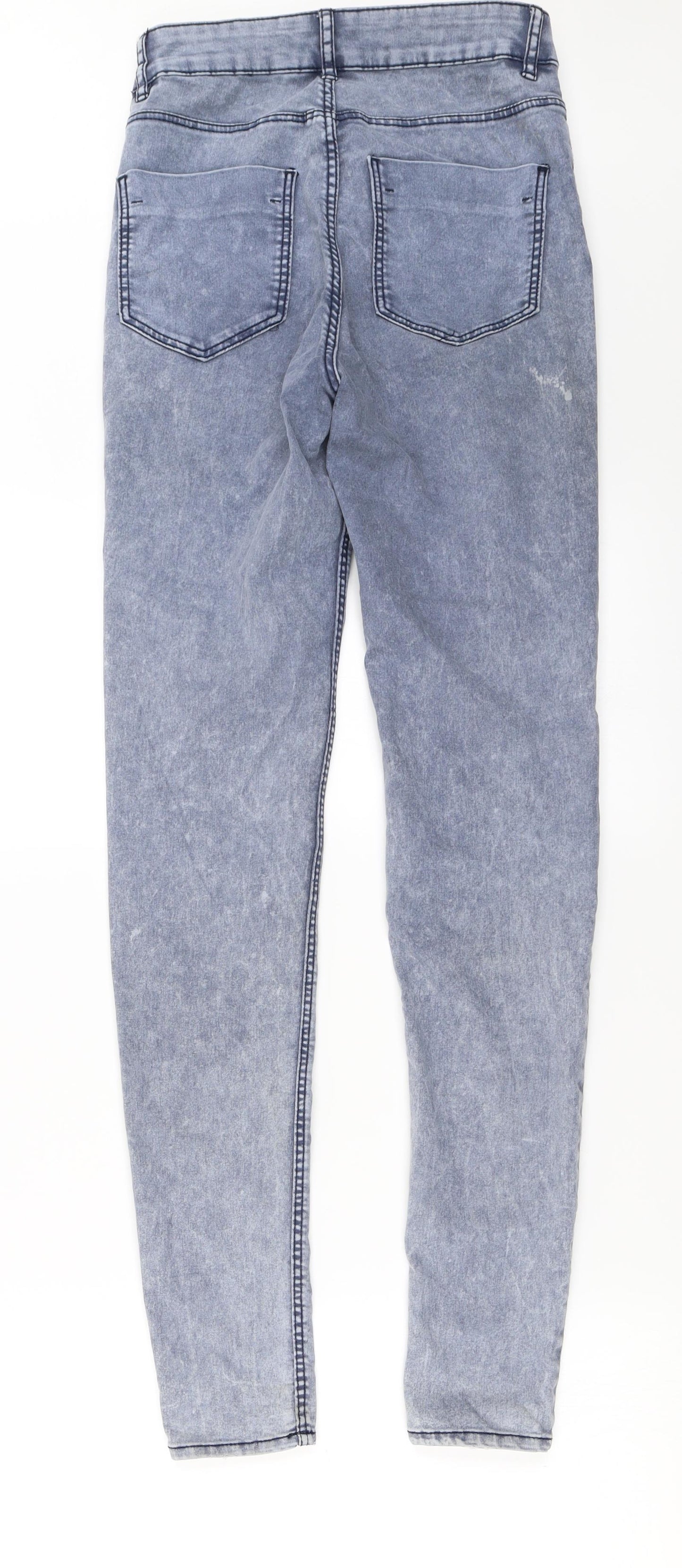 H&M Womens Grey   Skinny Jeans Size 8 L29 in