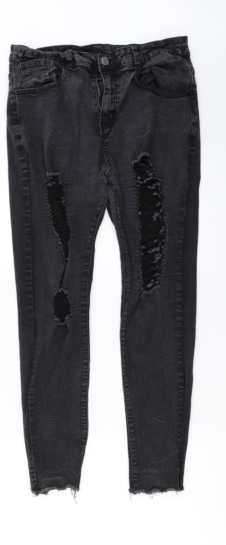 SheIn Womens Black Skinny Jeans Size 28 in L24 in