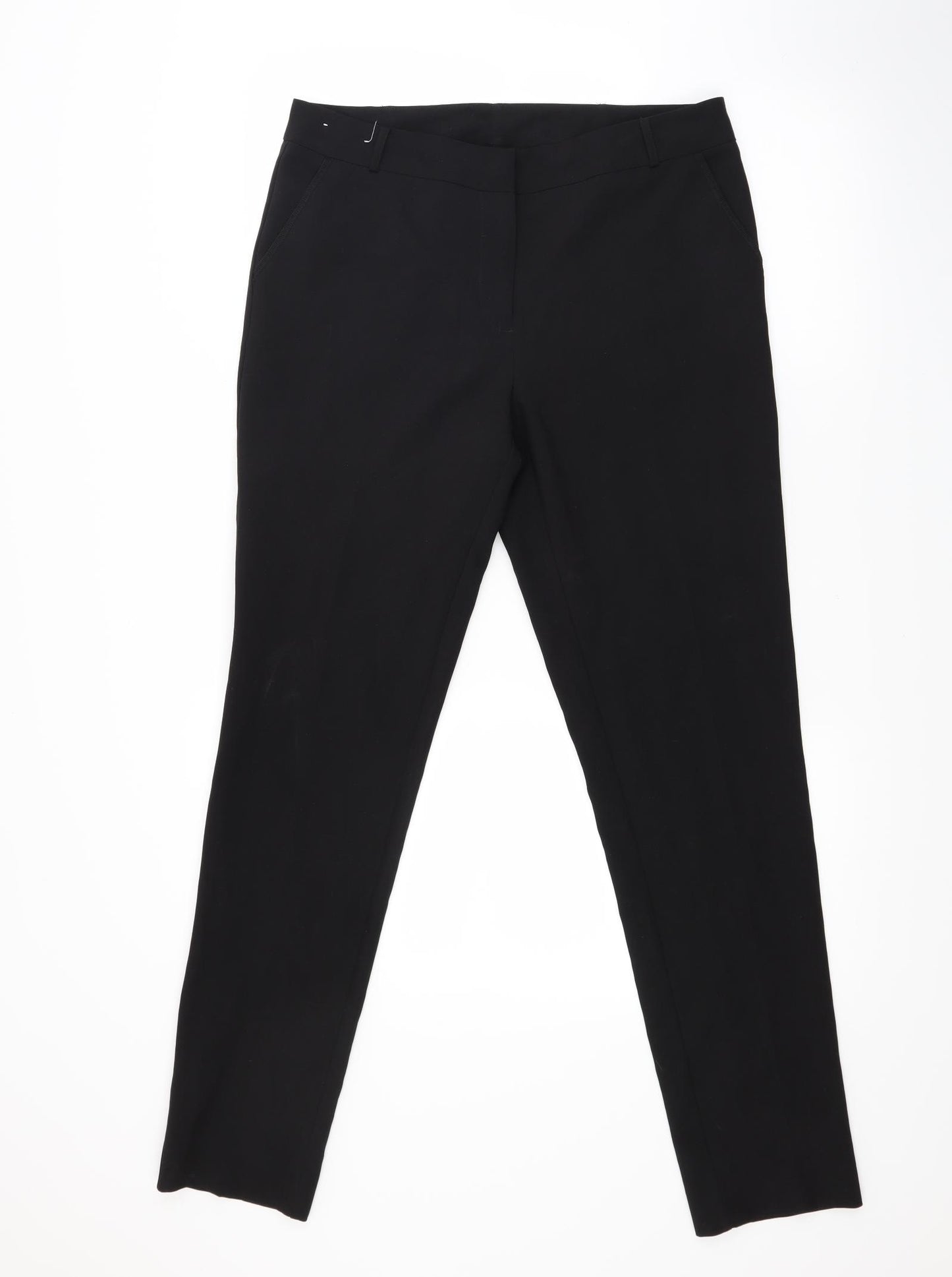 New Look Womens Black   Trousers  Size 12 L27 in
