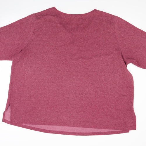 East Coast Womens Red   Basic T-Shirt Size 32