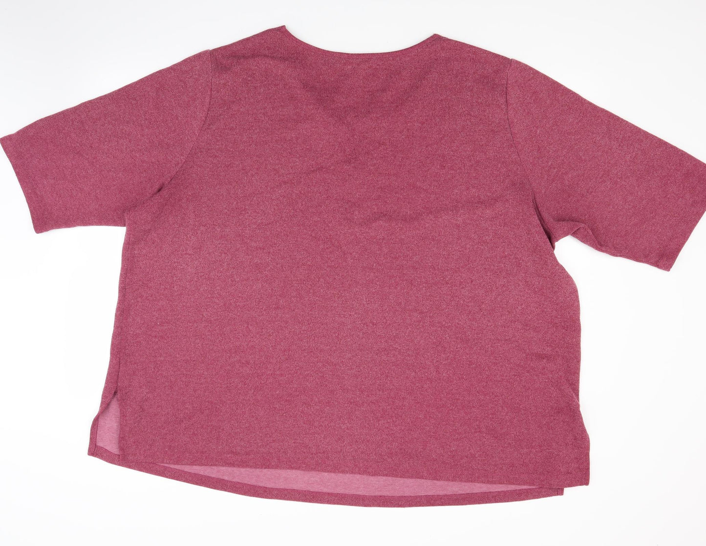 East Coast Womens Red   Basic T-Shirt Size 32