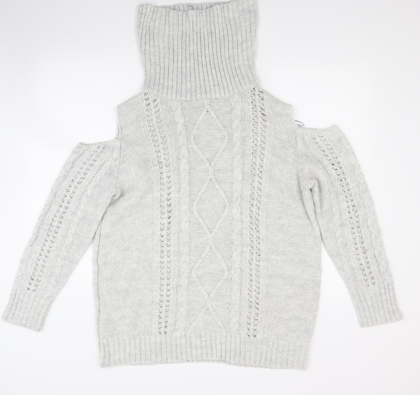 Papaya Womens Grey   Pullover Jumper Size L