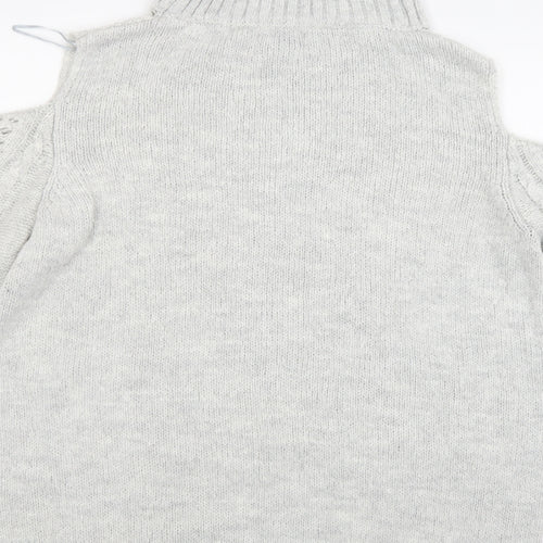 Papaya Womens Grey   Pullover Jumper Size L