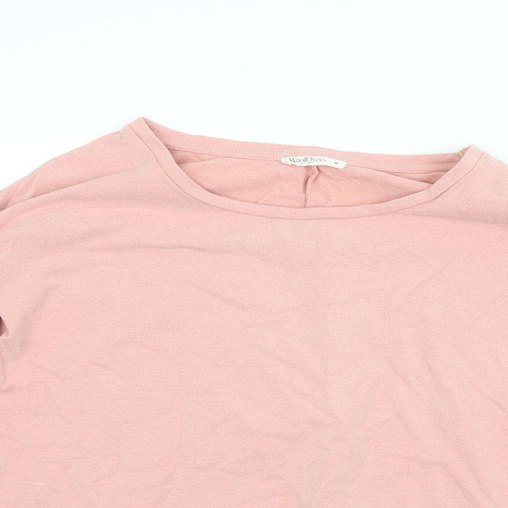 Woolovers Womens Pink   Pullover Sweatshirt Size M