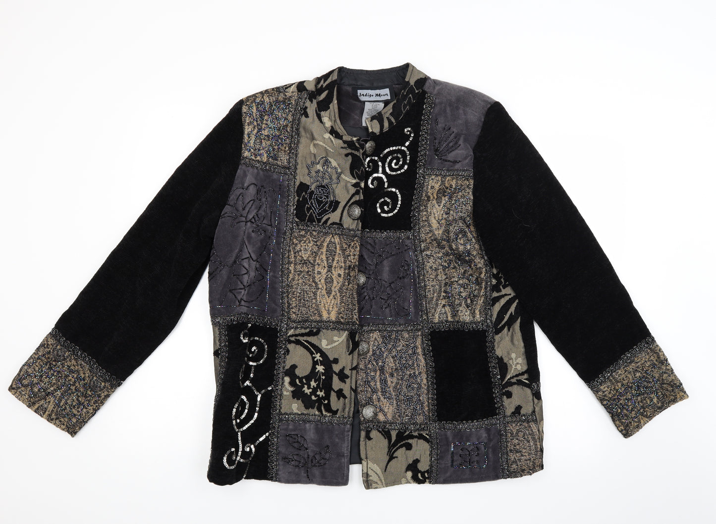 Indigo Moon Womens Black   Jacket  Size M