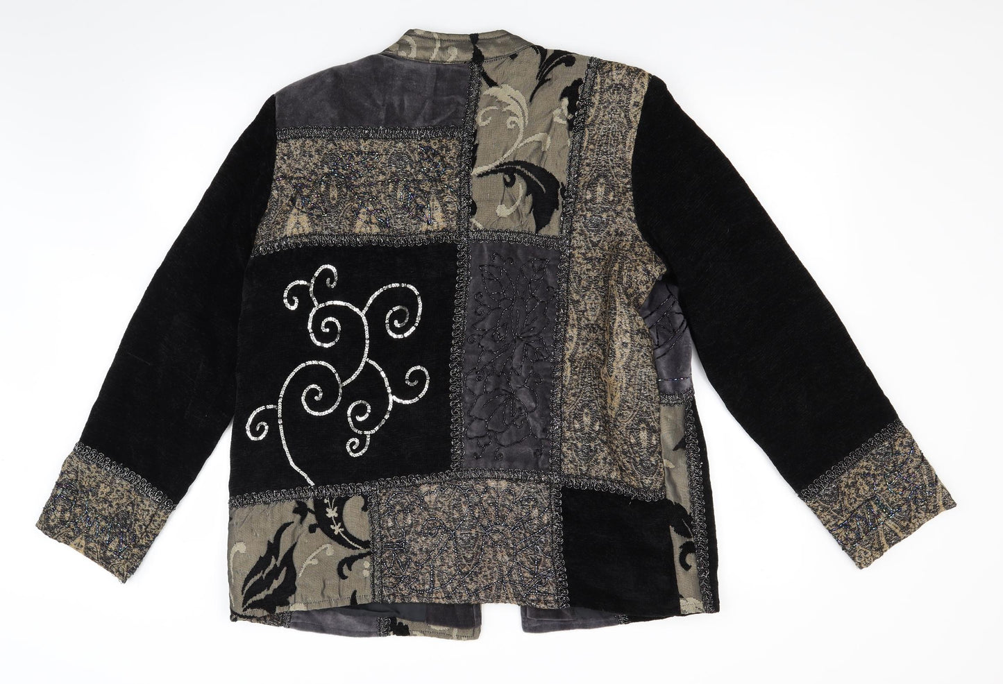Indigo Moon Womens Black   Jacket  Size M