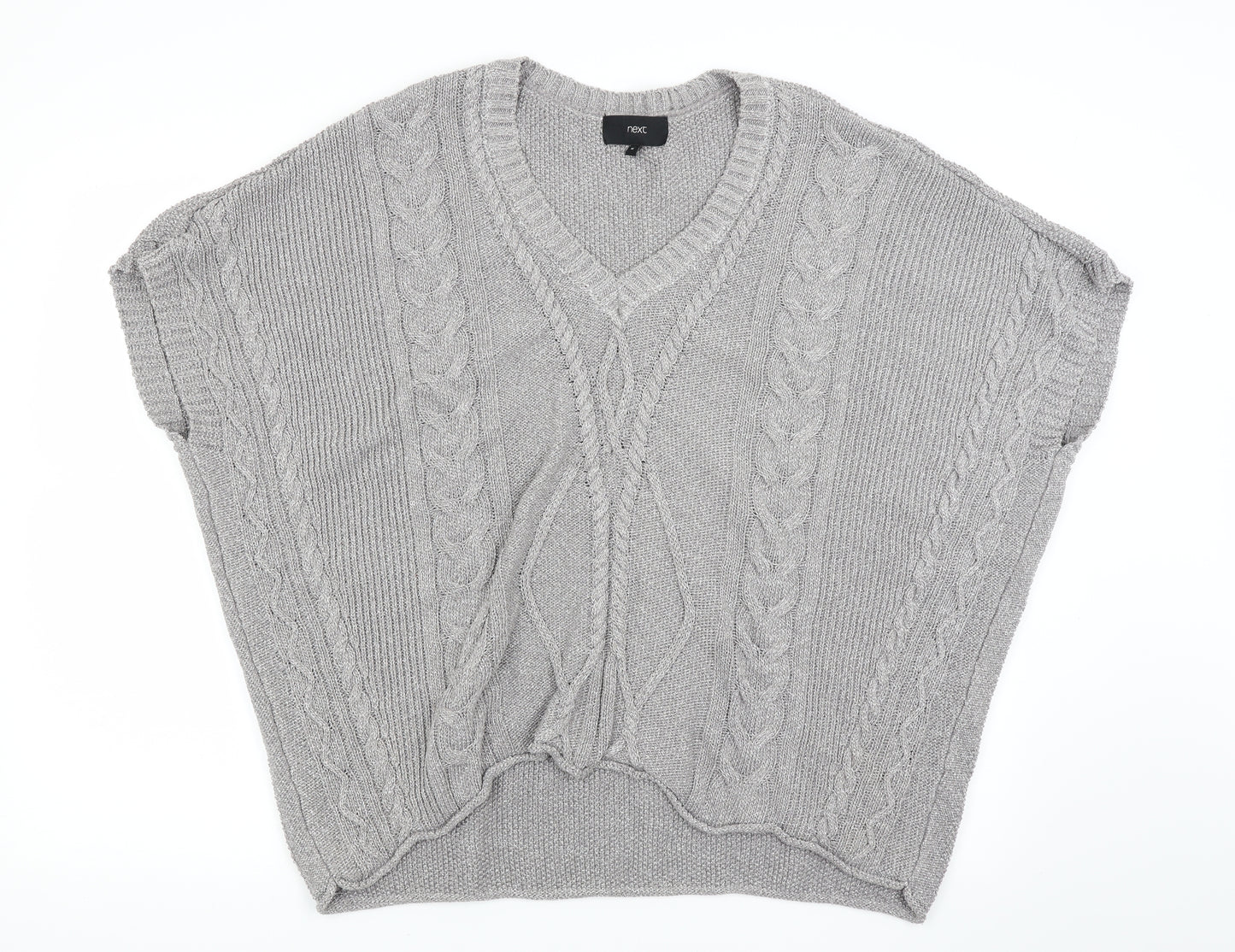 NEXT Womens Silver   Pullover Jumper Size M