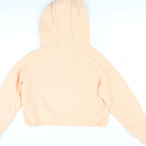 Active Girls Orange  Jacquard Pullover Hoodie Size 11-12 Years