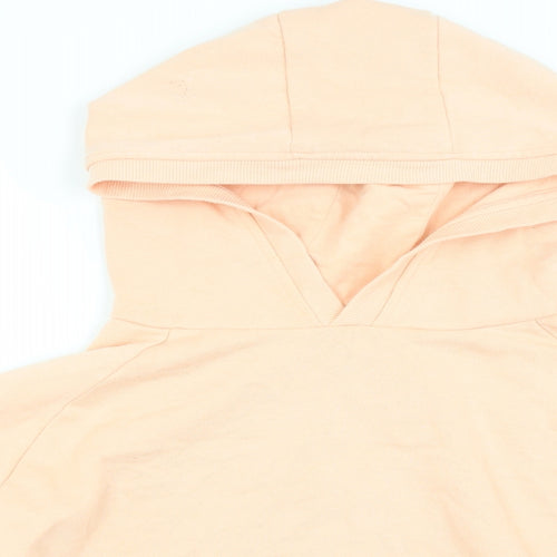 Active Girls Orange  Jacquard Pullover Hoodie Size 11-12 Years