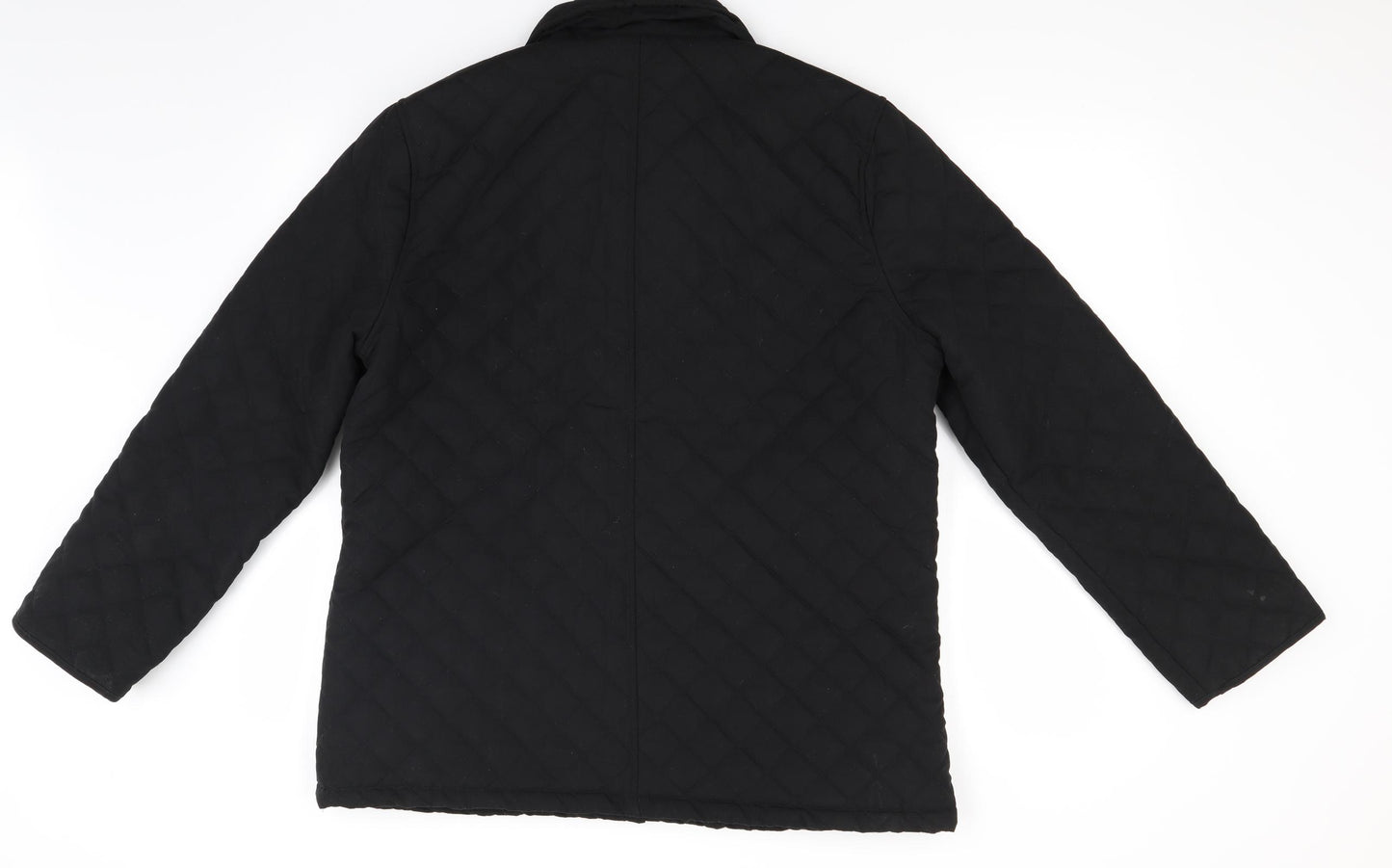 dales Collection Womens Black   Quilted Coat Size 18