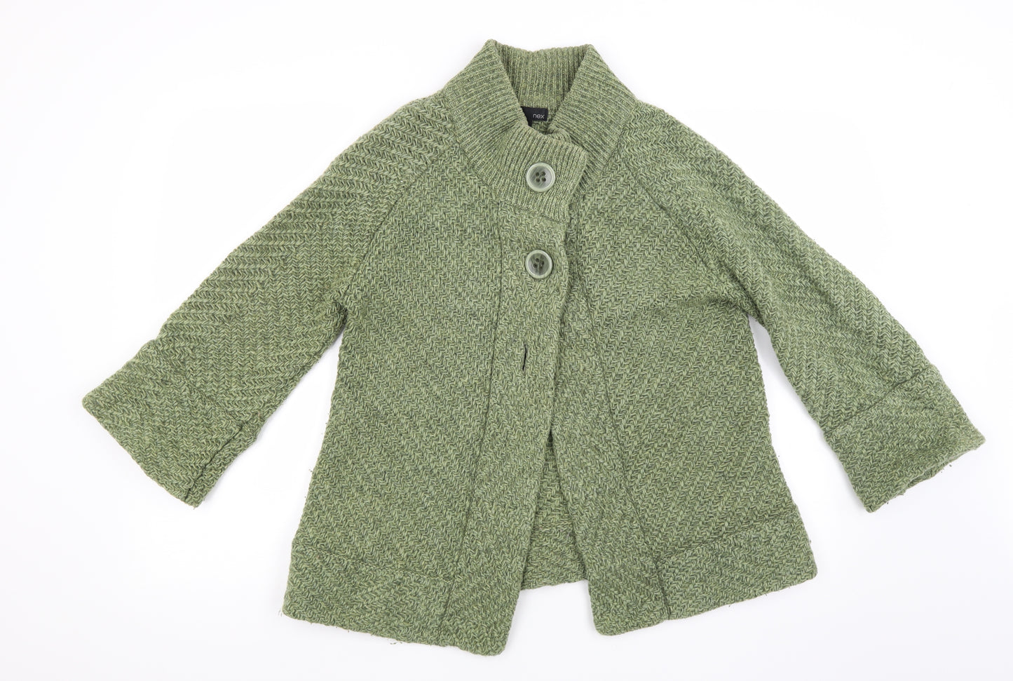 NEXT Womens Green  Knit Cardigan Jumper Size M