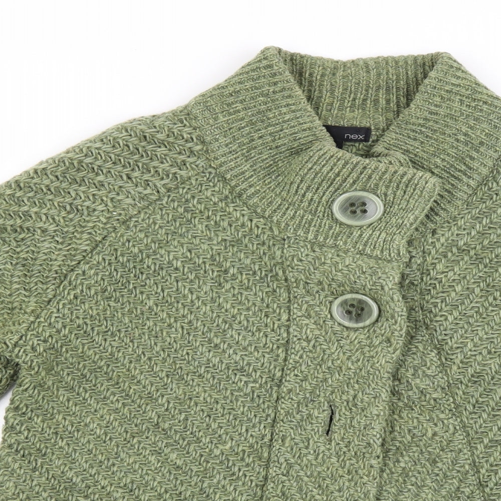 NEXT Womens Green  Knit Cardigan Jumper Size M