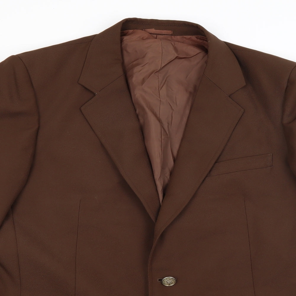 Preworn Mens Brown   Jacket Blazer Size 40
