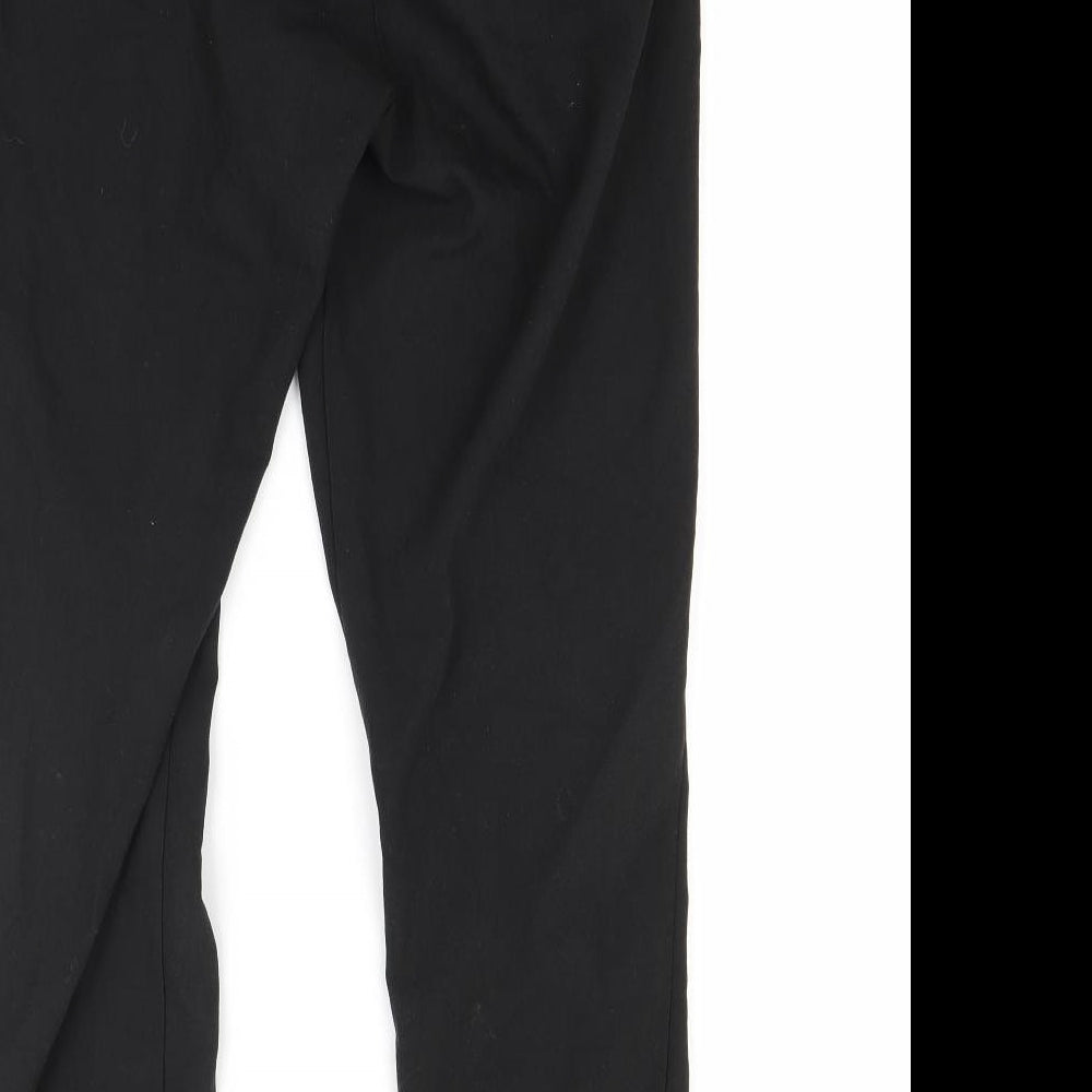Missguided Womens Black   Trousers  Size 8 L28 in