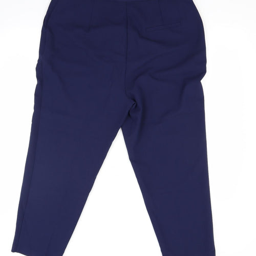 Papaya Womens Blue   Trousers  Size 16 L27 in