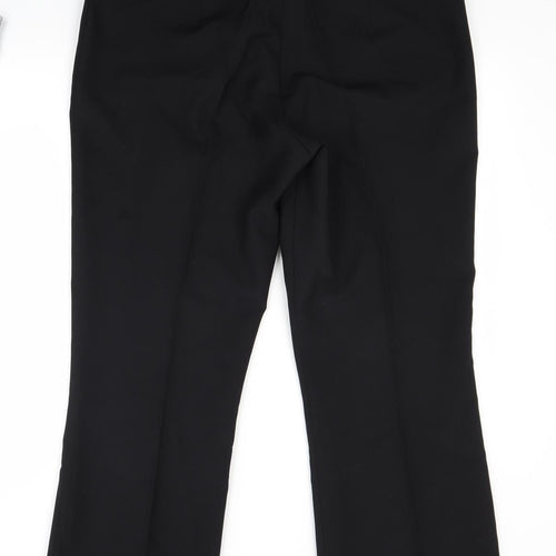 Papaya Womens Black   Trousers  Size 16 L28 in