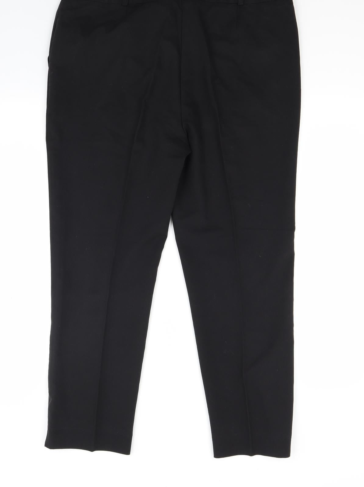 George Womens Black   Trousers  Size 16 L26 in