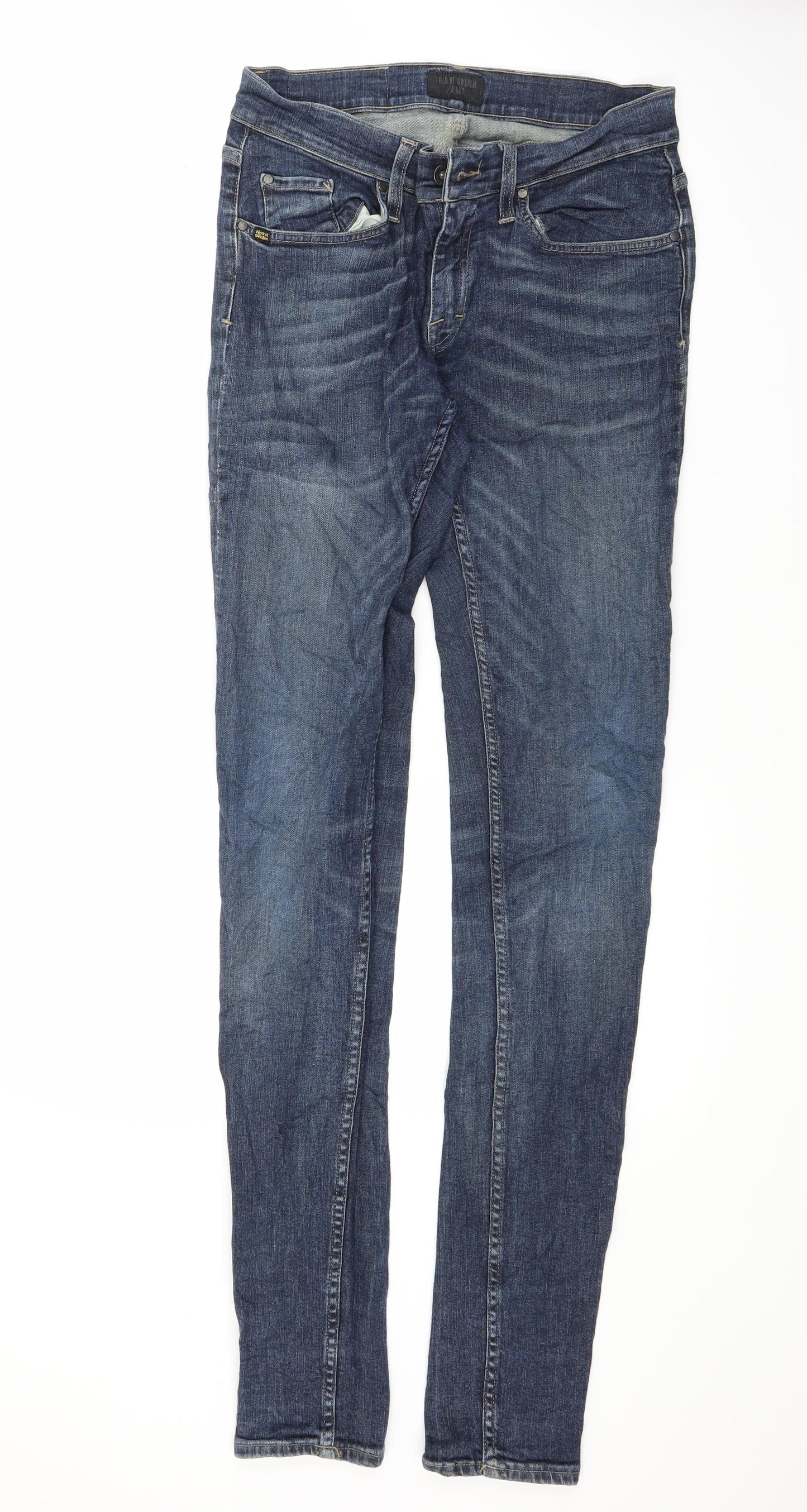 Tiger of Sweeden Mens Black  Denim Skinny Jeans Size 30 L34 in
