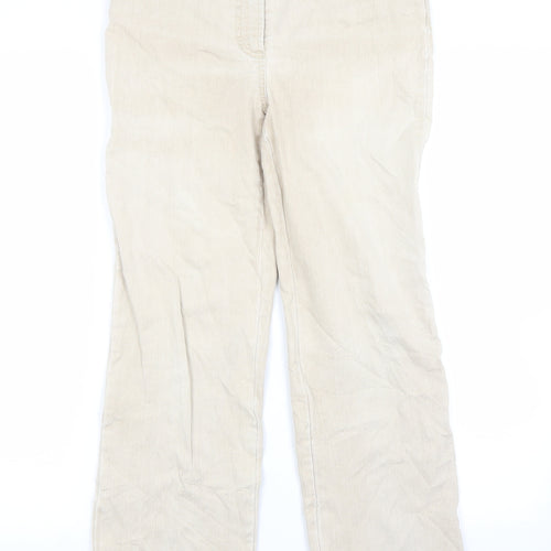 Gerry Webber Womens Beige  Denim Straight Jeans Size 8 L26 in