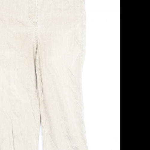Gerry Webber Womens Beige  Denim Straight Jeans Size 8 L26 in