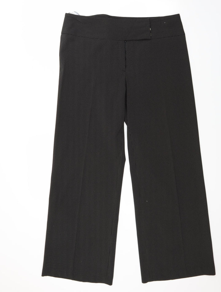 Atmosphere Womens Grey Striped  Trousers  Size 14