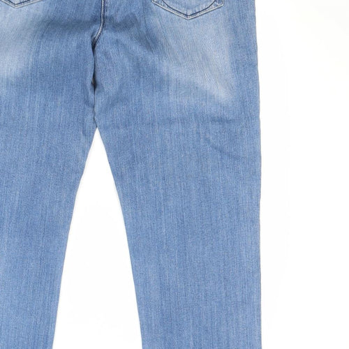 TU Womens Blue  Denim Straight Jeans Size 20 L36 in