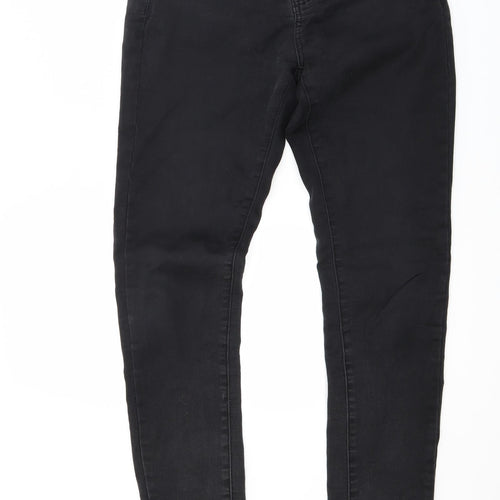 Primark Womens Black  Denim Skinny Jeans Size 10 L27 in