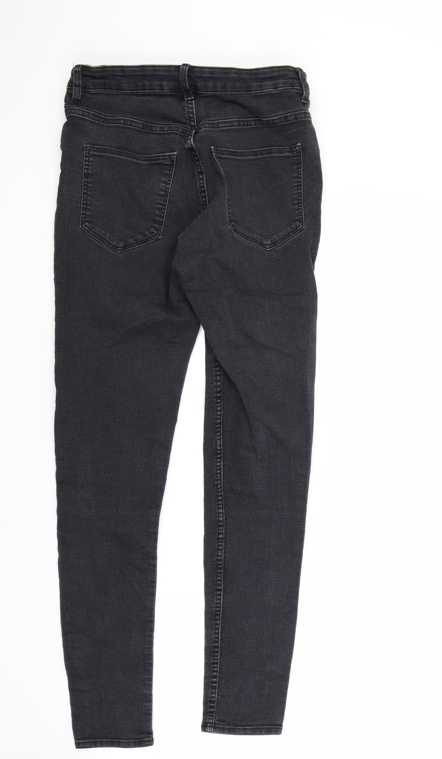 Divided Womens Black  Denim Skinny Jeans Size 10 L27 in
