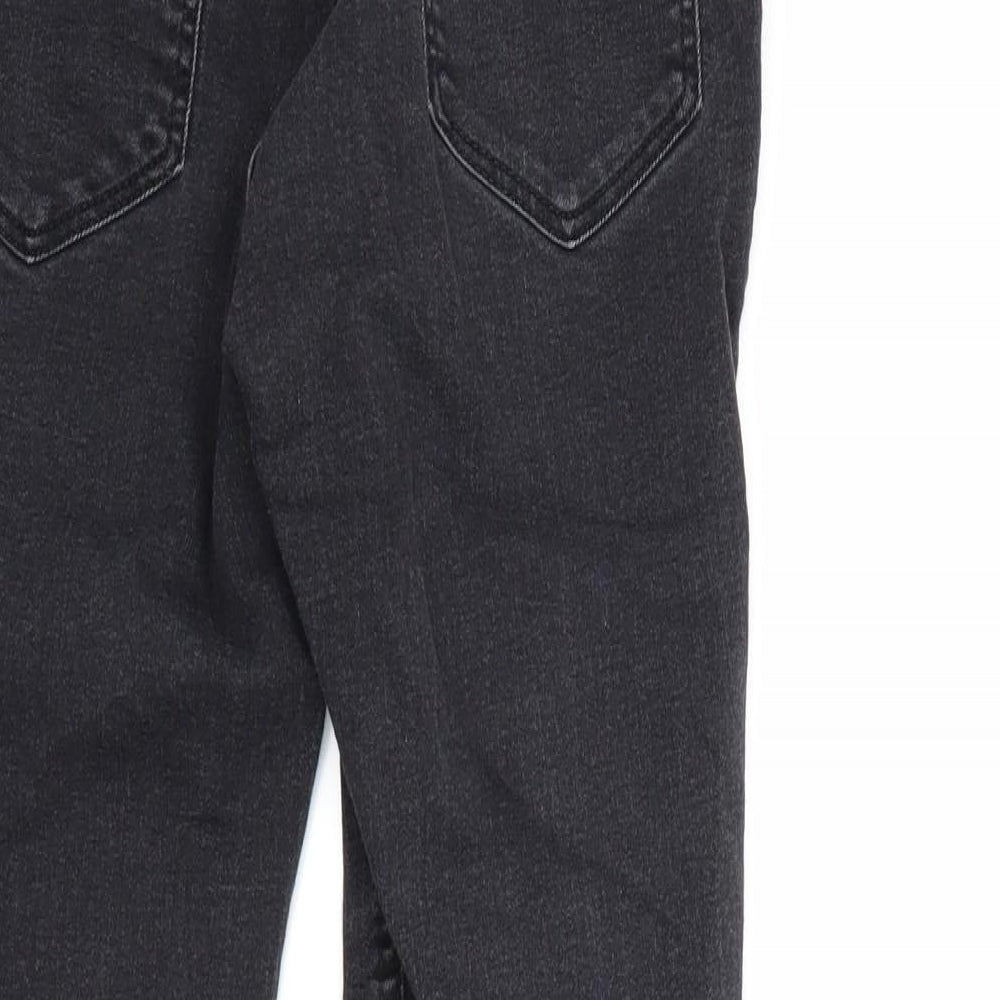 Divided Womens Black  Denim Skinny Jeans Size 10 L27 in