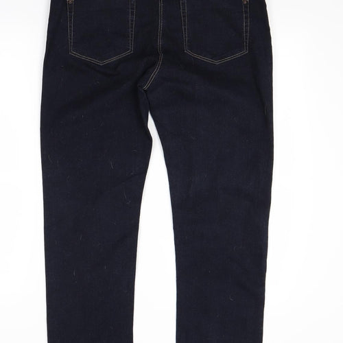 BHS Womens Blue  Denim Straight Jeans Size 14 L27 in