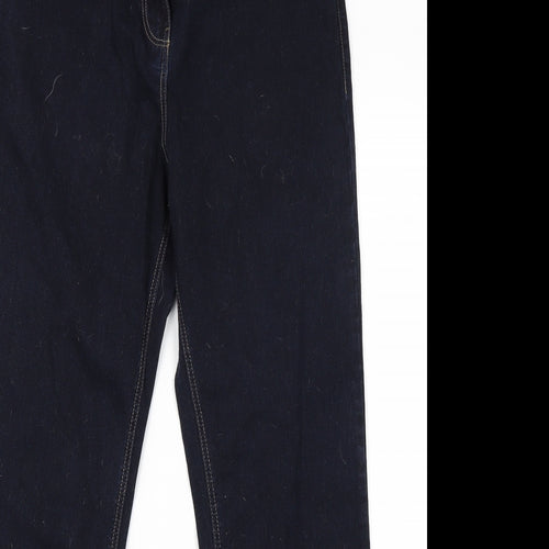 BHS Womens Blue  Denim Straight Jeans Size 14 L27 in