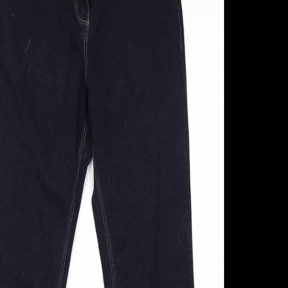 BHS Womens Blue  Denim Straight Jeans Size 14 L27 in