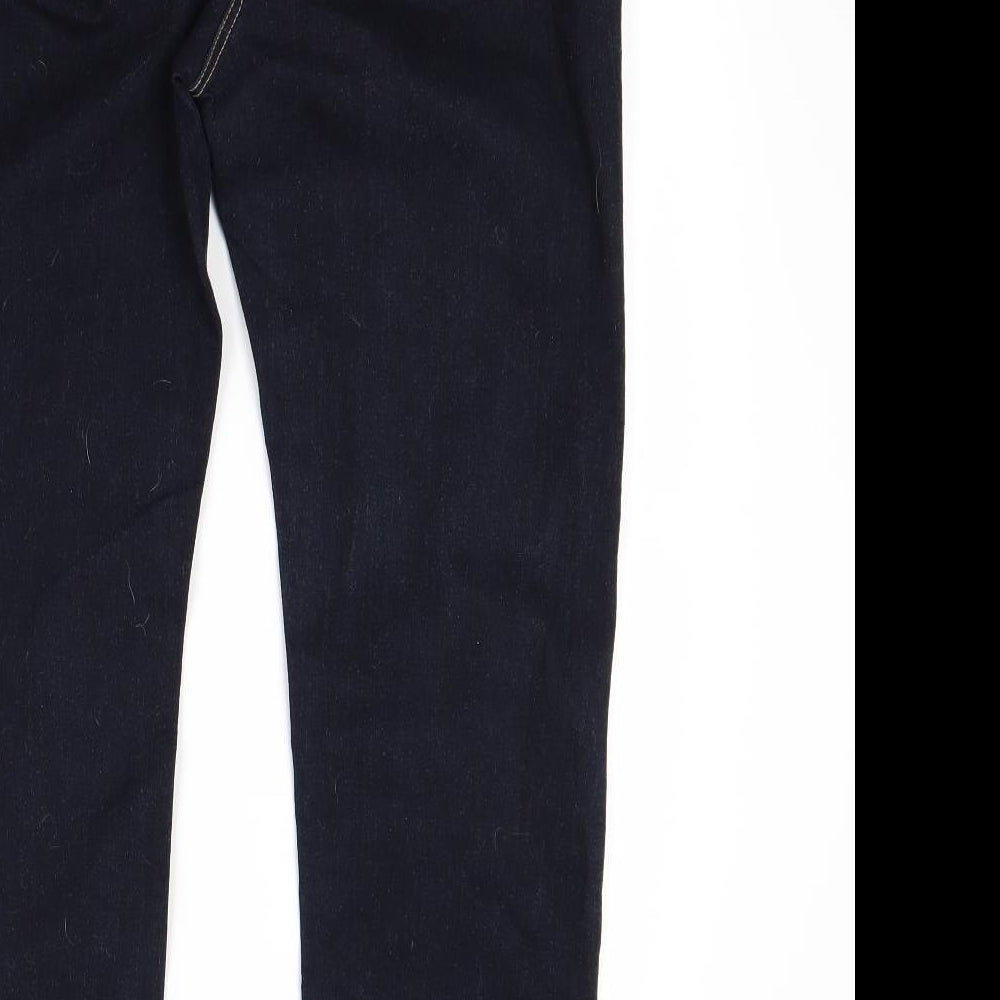 BHS Womens Blue  Denim Straight Jeans Size 14 L27 in