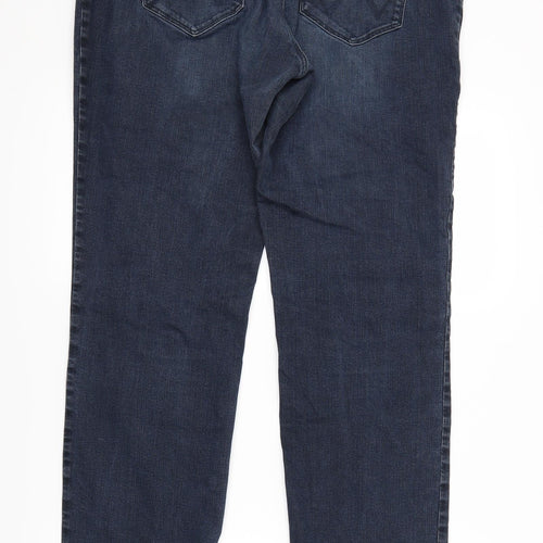 Wrangler Mens Blue  Denim Straight Jeans Size 36 L32 in