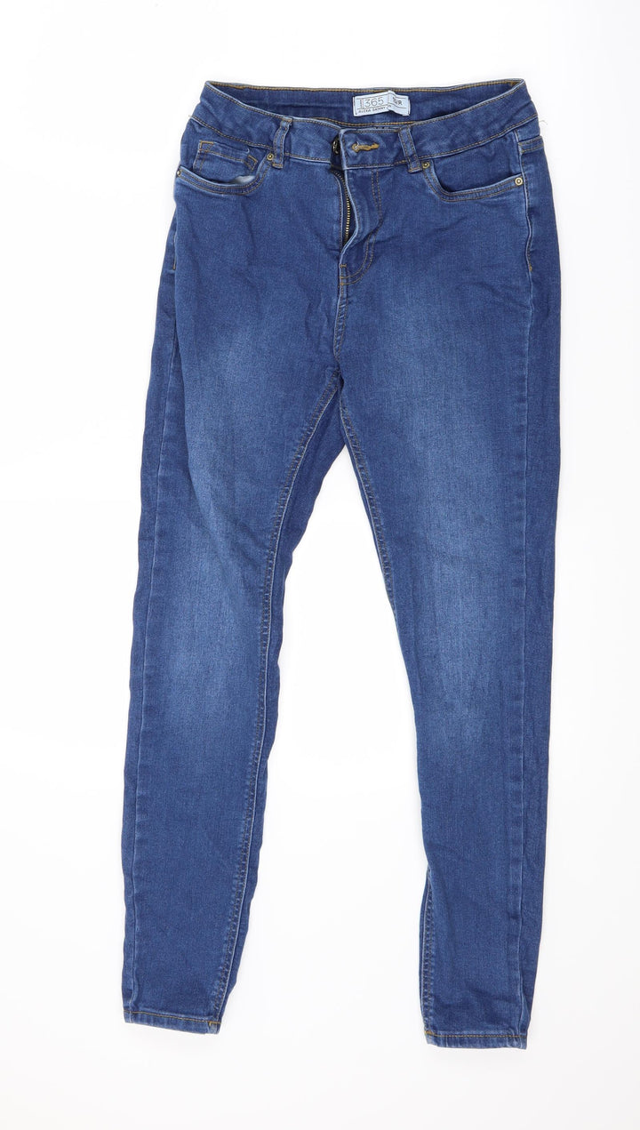 365` Womens Blue Denim Skinny Jeans Size 10 L27 in