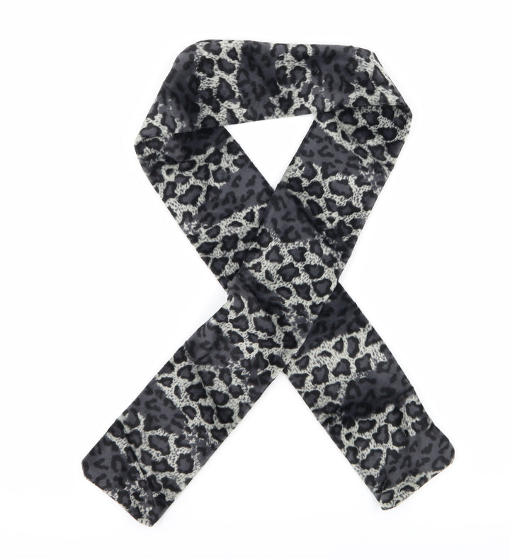 Preworn Womens Grey Animal Print Scarf